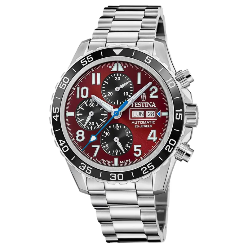 Festina Swiss Made F20055/5 Men's Chronograph Automatic Watch made by H.S. Johnson