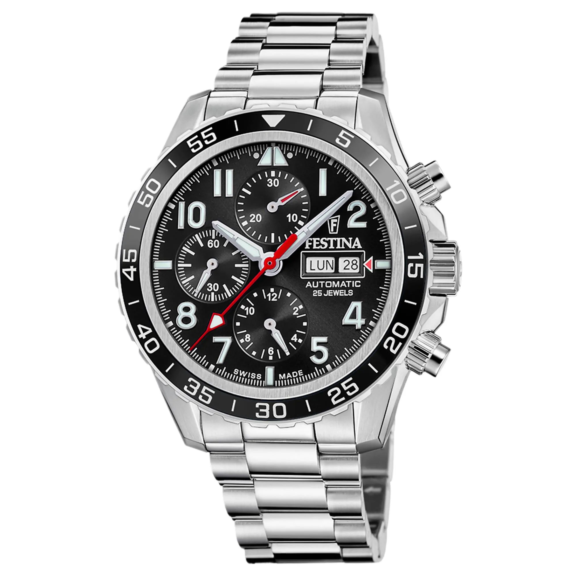 Festina Swiss Made F20055/4 Men's Chronograph Automatic Watch sold by H.S. Johnson