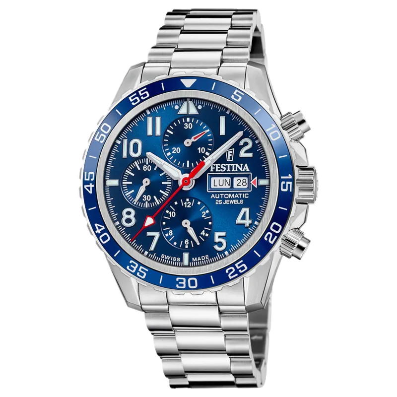 Festina Swiss Made F20055/3 Men's Chronograph Automatic Watch made by H.S. Johnson