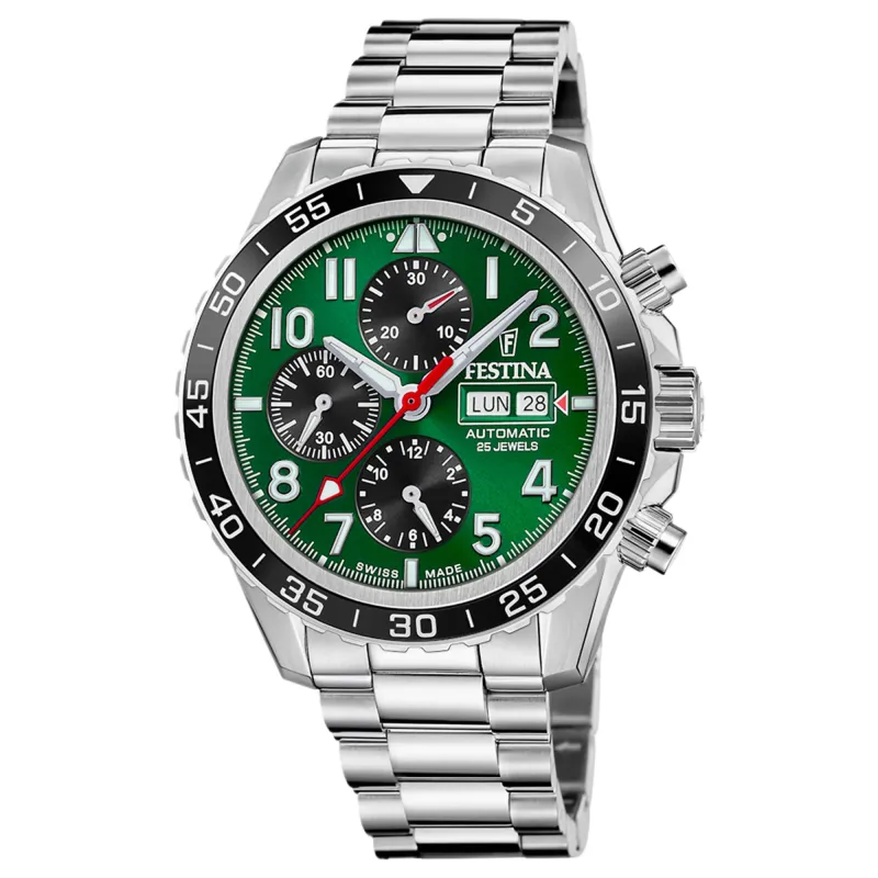 Festina Swiss Made F20055/2 Men's Chronograph Automatic Watch made by H.S. Johnson