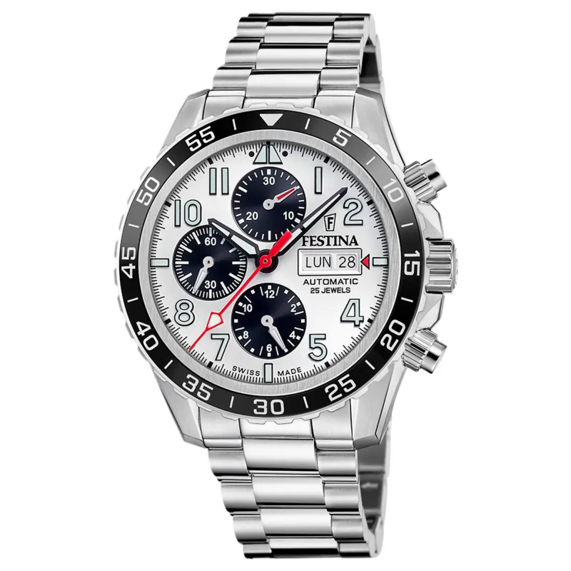 Festina Swiss Made F20055/1 Men's Chronograph Automatic Watch made by H.S. Johnson