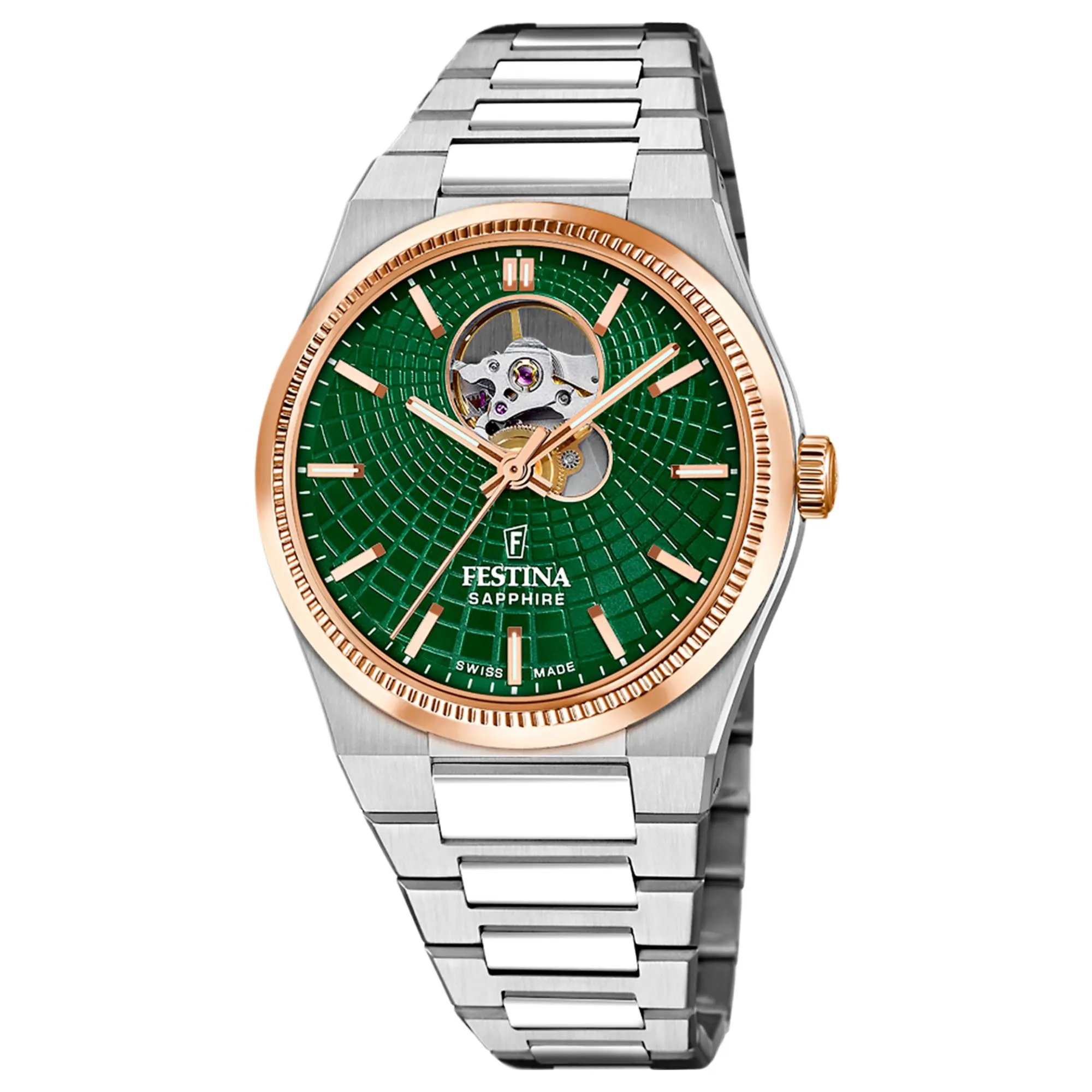 Festina Swiss Made F20061/3 Men's Rive Analogue Automatic Watch sold by H.S. Johnson
