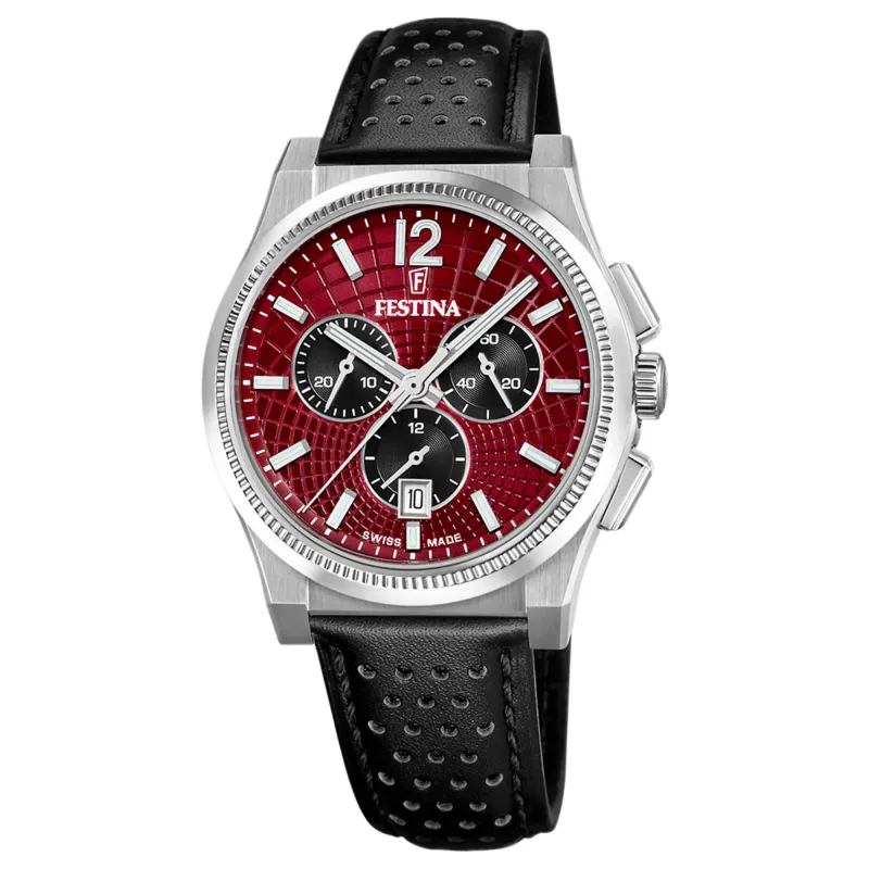 Festina Swiss Made F20060/5 Men's Rive Chronograph Quartz Watch made by H.S. Johnson