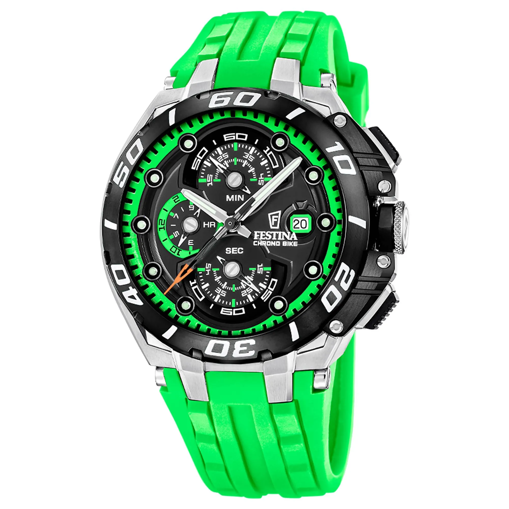 Festina F20755/6 Men's Chrono Bike Rubber Strap Watch sold by H.S. Johnson