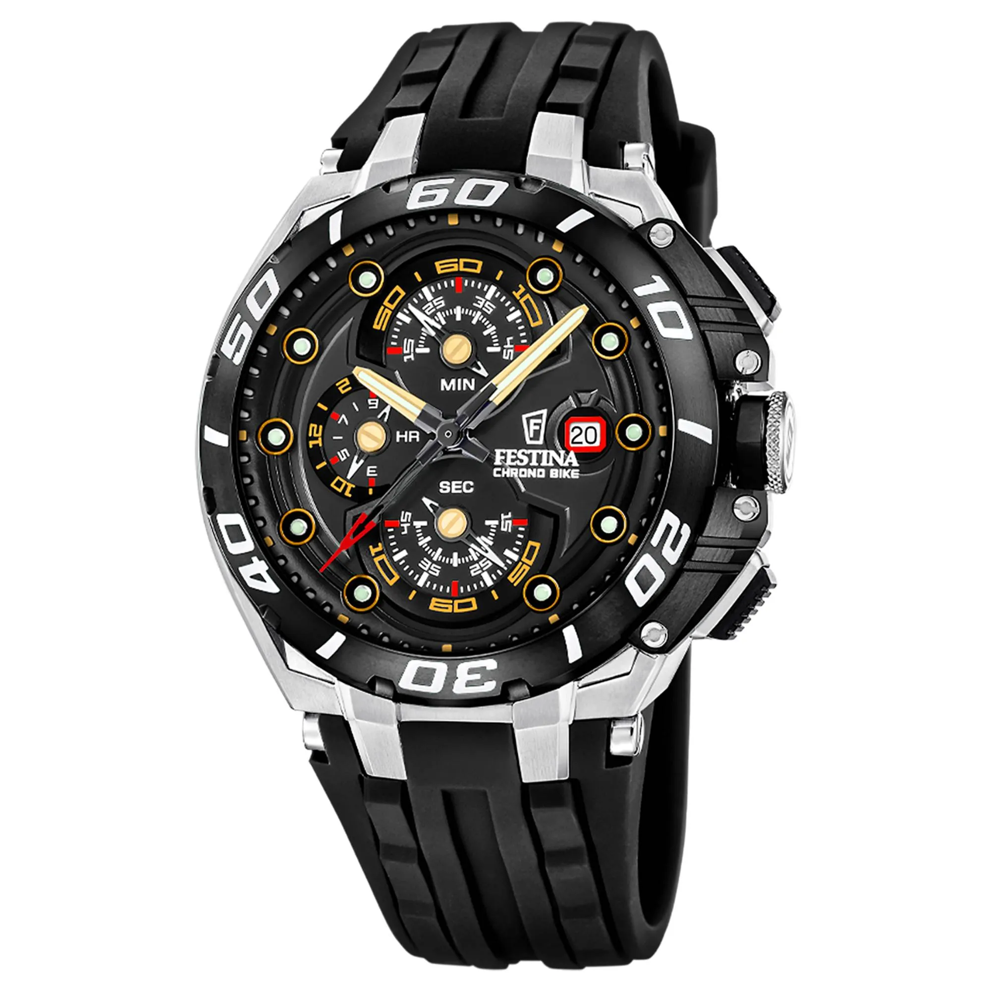 Festina F20755/8 Men's Chrono Bike Rubber Strap Watch sold by H.S. Johnson