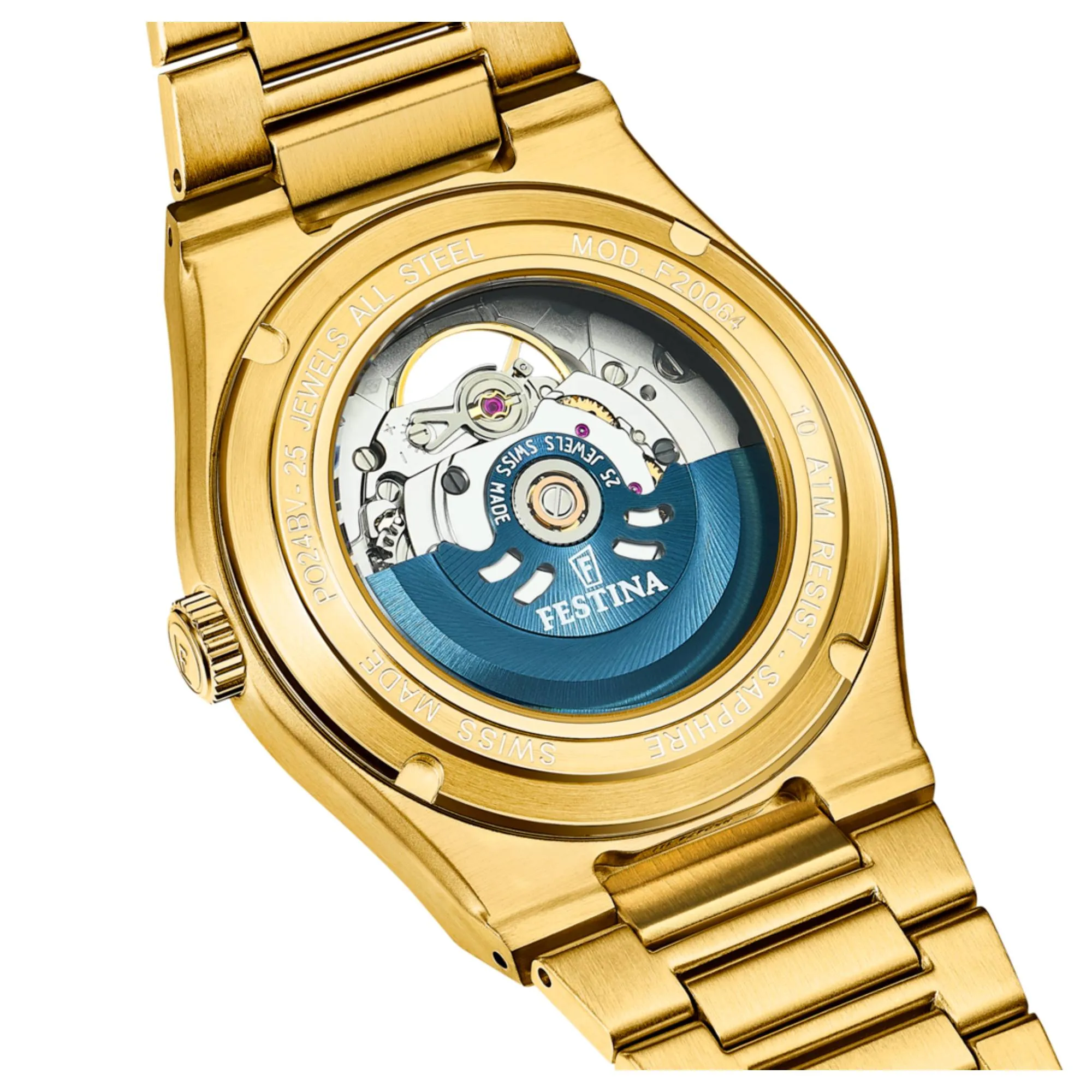Festina Swiss Made F20064/2 Women's Rive Analogue Automatic Watch sold by H.S. Johnson product image thumbnail 3