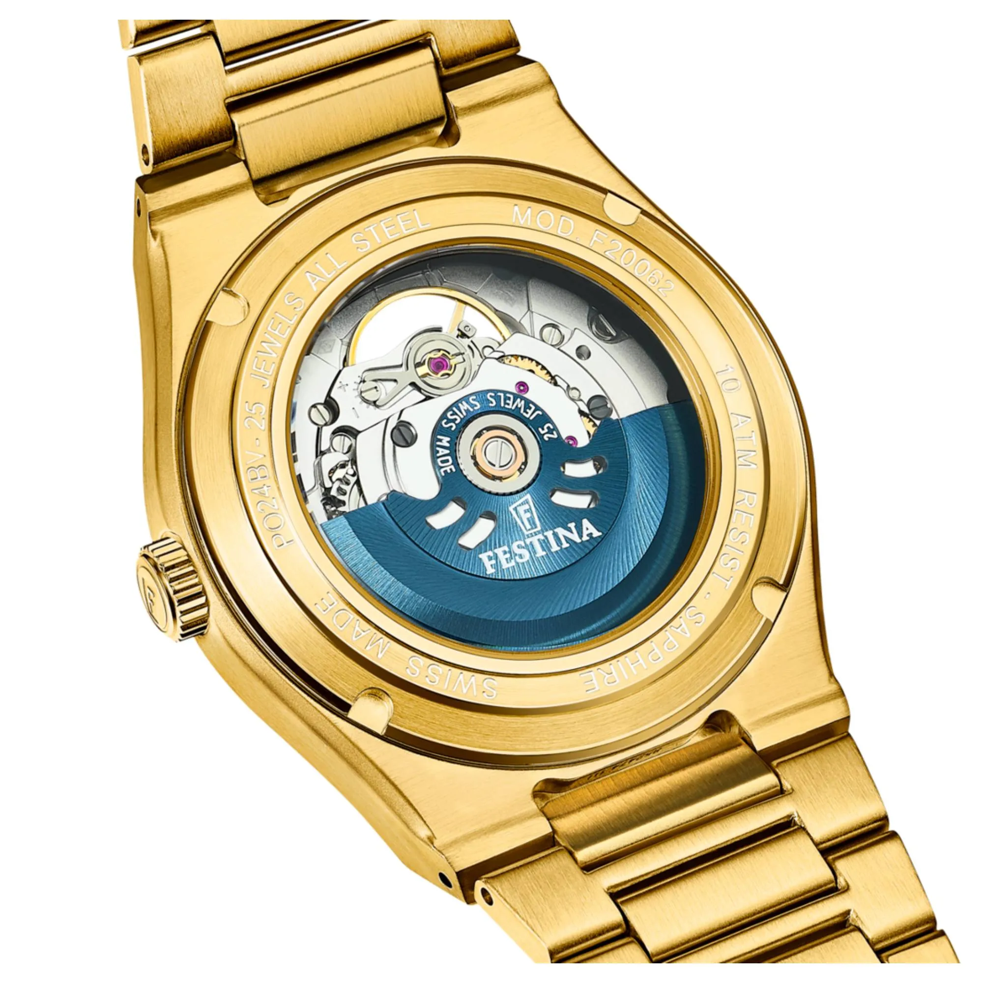 Festina Swiss Made F20062/1 Men's Rive Analogue Automatic Watch sold by H.S. Johnson product image thumbnail 3