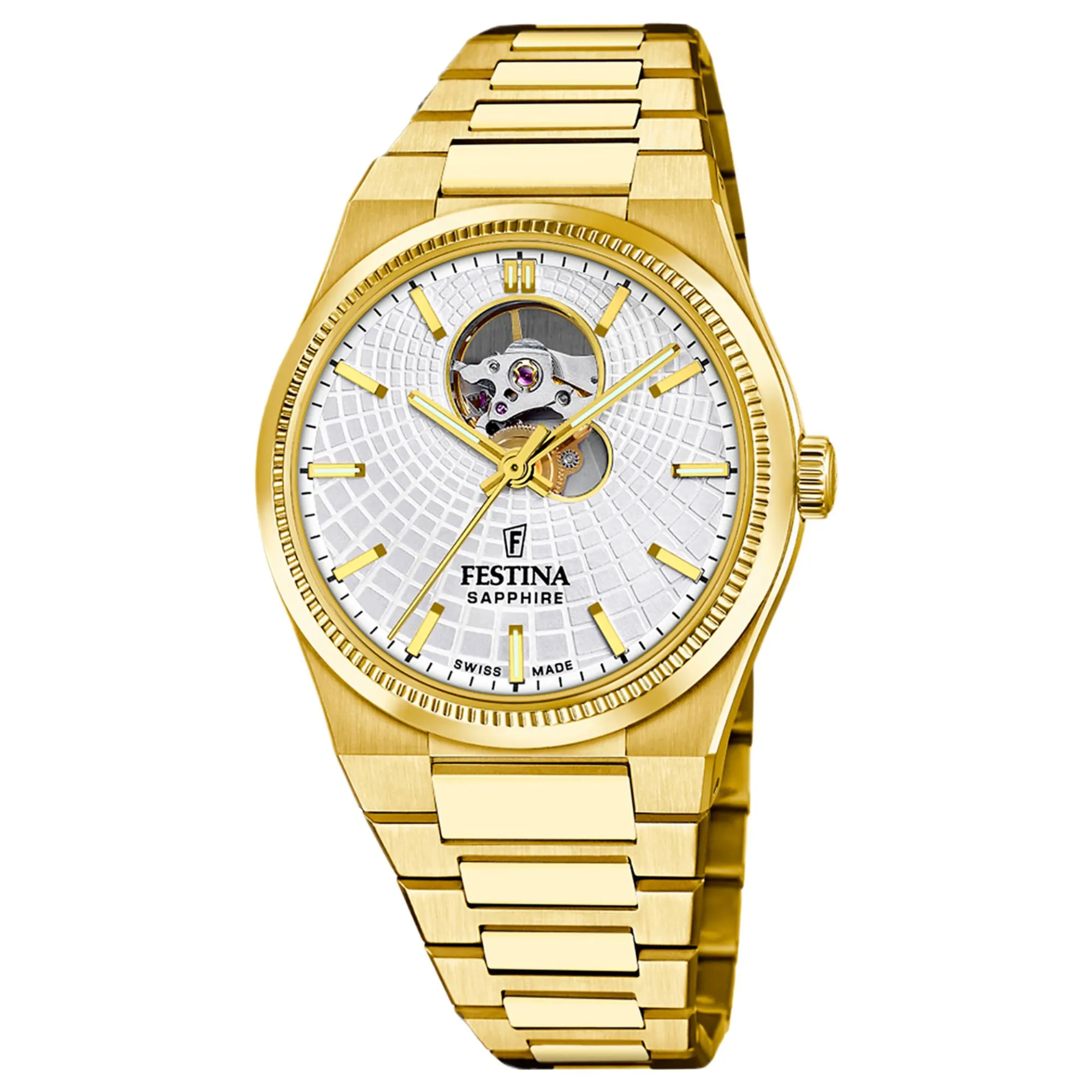Festina Swiss Made F20062/1 Men's Rive Analogue Automatic Watch sold by H.S. Johnson