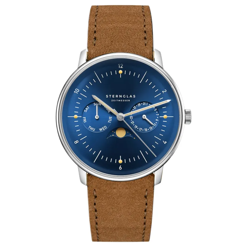 Sternglas S01-NM06-WL01 Men's Naos Moonphase Watch made by H.S. Johnson
