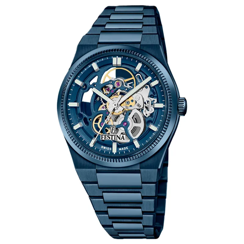 Festina Swiss Made F20071/1 Men's Analogue Automatic Watch made by H.S. Johnson