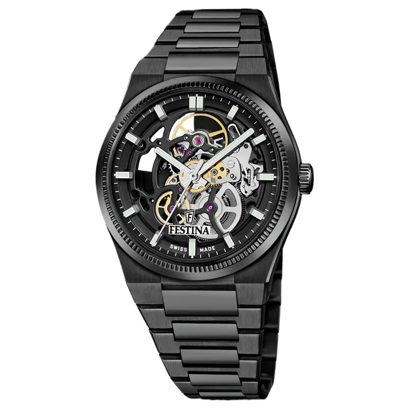 Festina Swiss Made F20070/1 Men's Analogue Automatic Watch made by H.S. Johnson