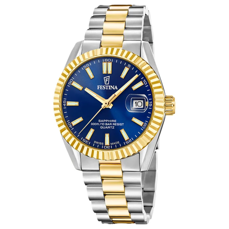 Festina Swiss Made F20085/B Men's Classic Analogue Quartz Watch made by H.S. Johnson