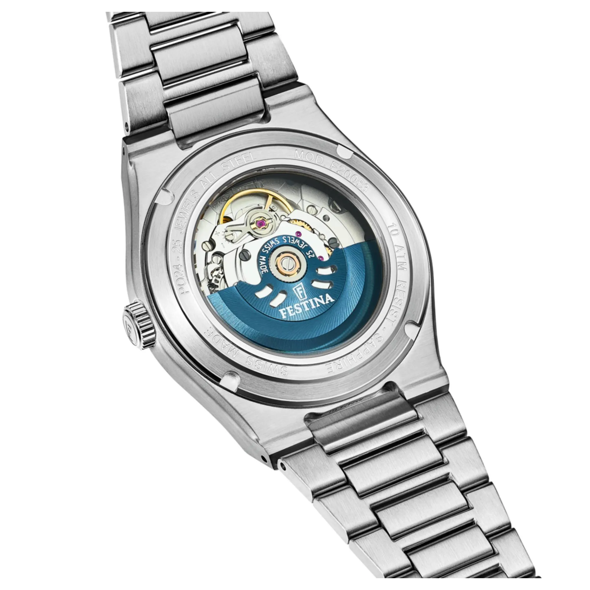 Festina Swiss Made F20083/1 Men's Rive Analogue Automatic Watch sold by H.S. Johnson product image thumbnail 3