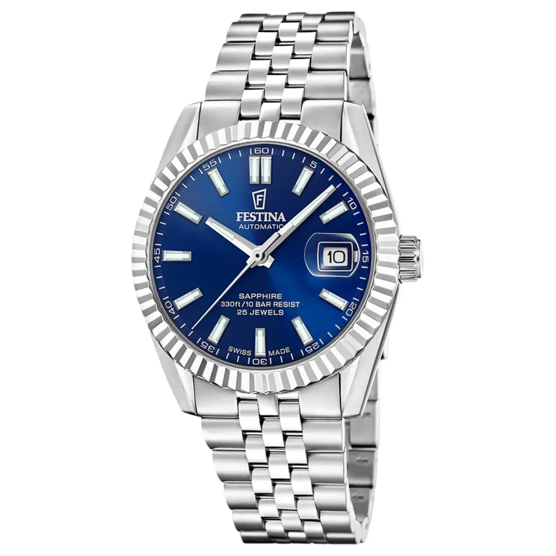 Festina Swiss Made F20090/2 Men's Classic Analogue Automatic Watch made by H.S. Johnson