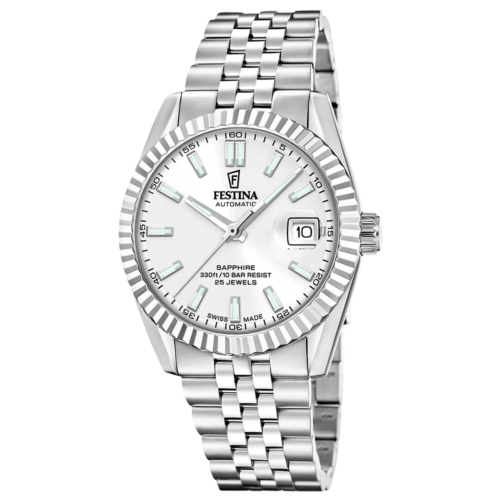 Festina Swiss Made F20090/1 Men's Classic Analogue Automatic Watch sold by H.S. Johnson