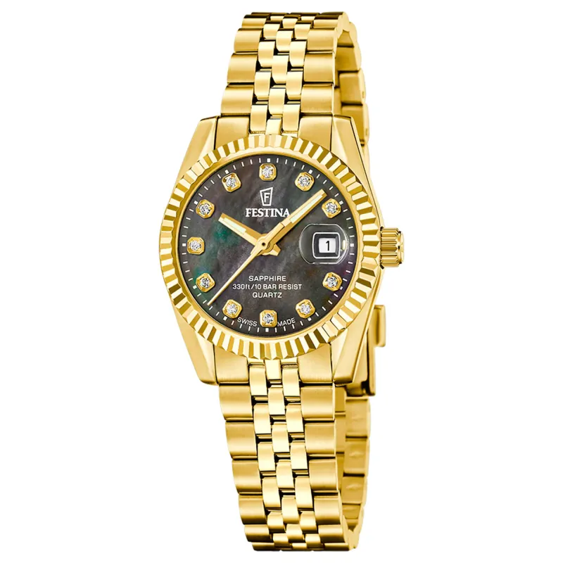 Festina Swiss Made F20089/3 Women's Classic Analogue Quartz Watch made by H.S. Johnson