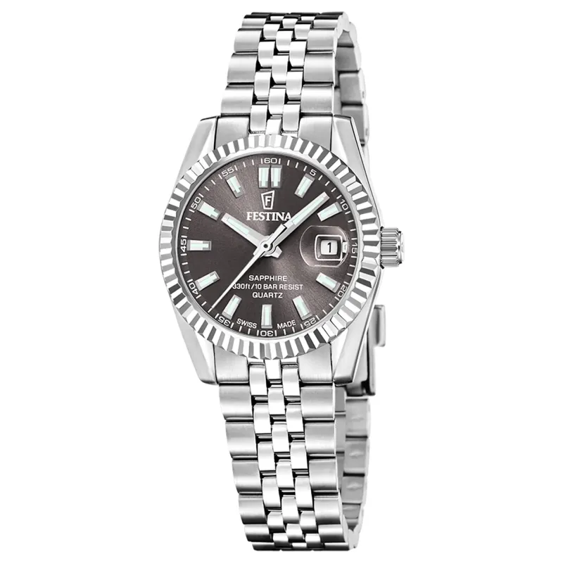 Festina Swiss Made F20087/6 Women's Classic Analogue Quartz Watch made by H.S. Johnson