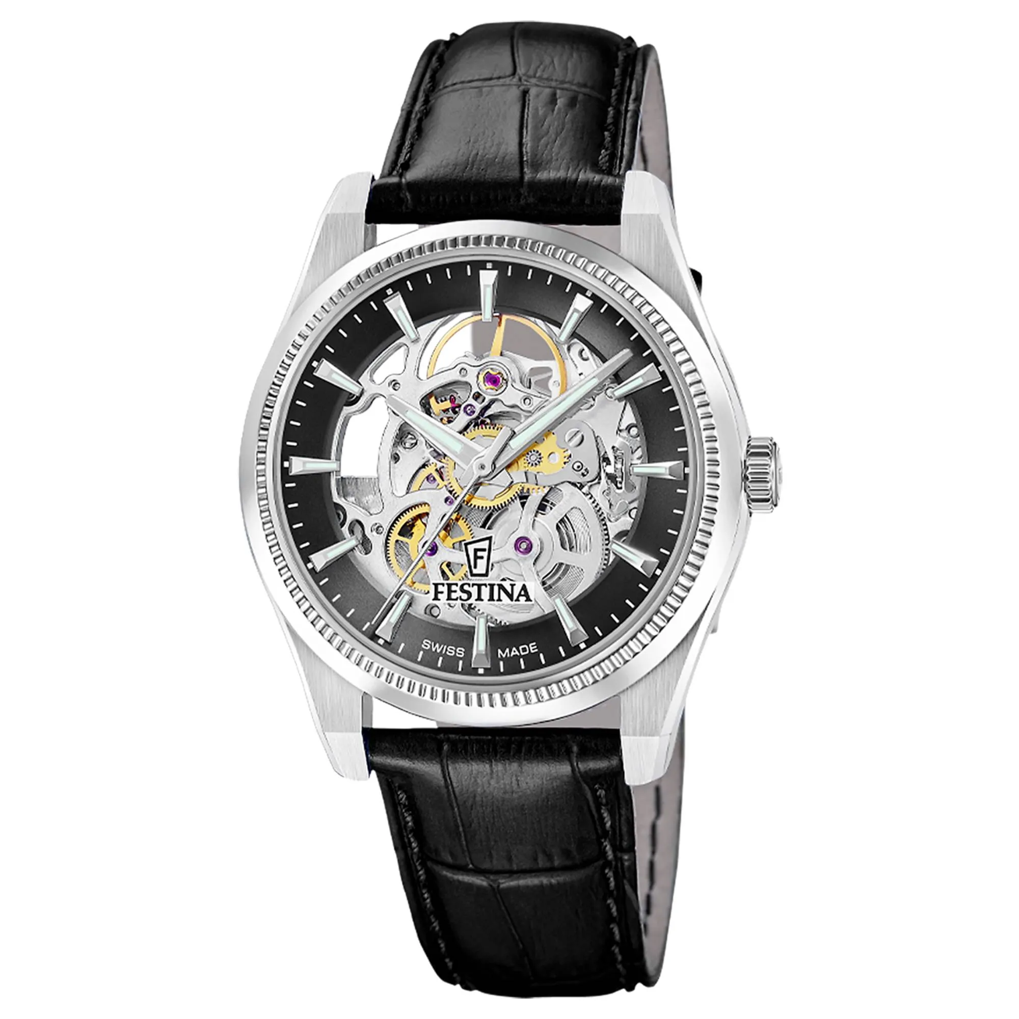 Festina Swiss Made F20095/3 Men's Analogue Automatic Watch sold by H.S. Johnson