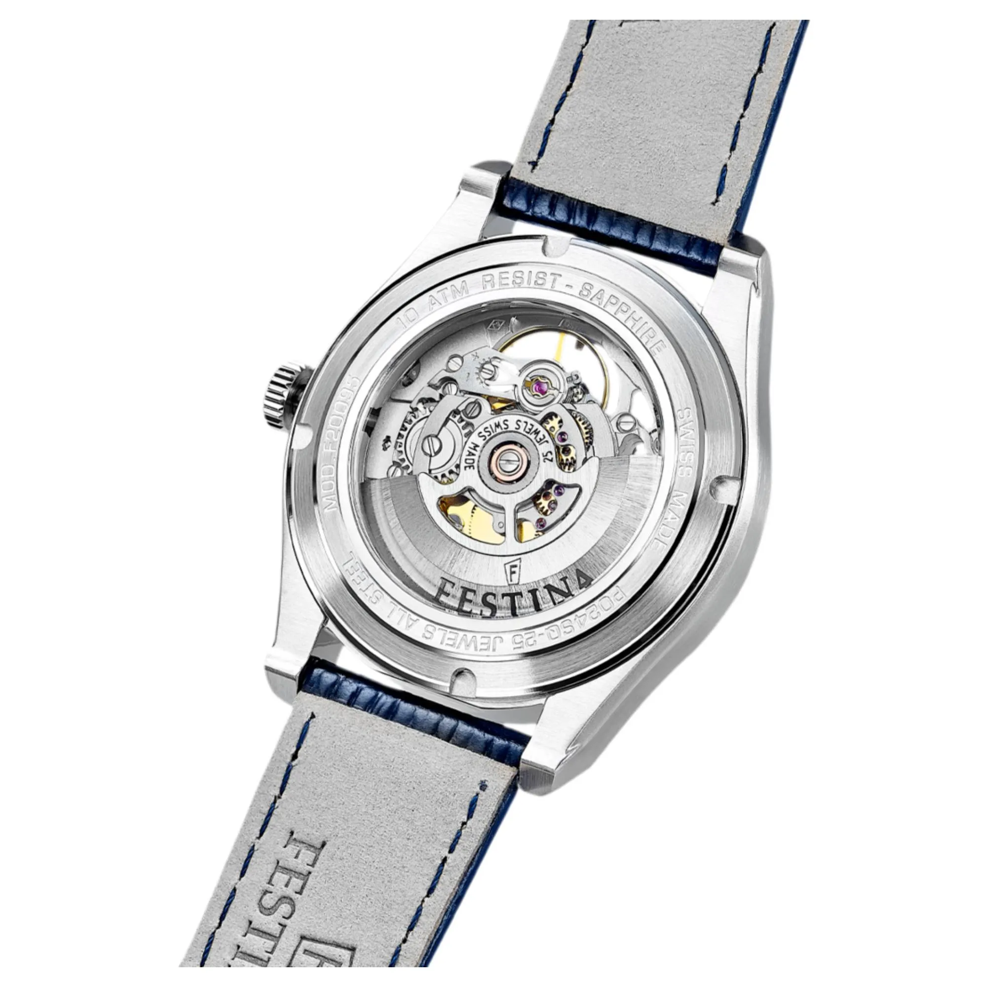 Festina Swiss Made F20095/2 Men's Analogue Automatic Watch sold by H.S. Johnson product image thumbnail 3