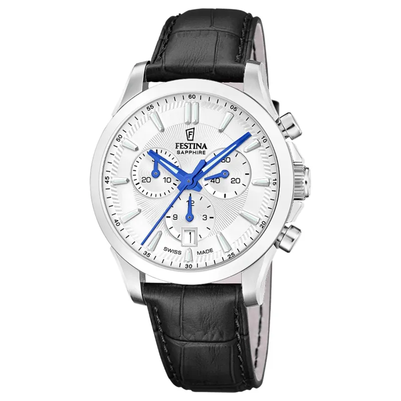 Festina Swiss Made F20094/2 Men's Chronograph Quartz Watch made by H.S. Johnson
