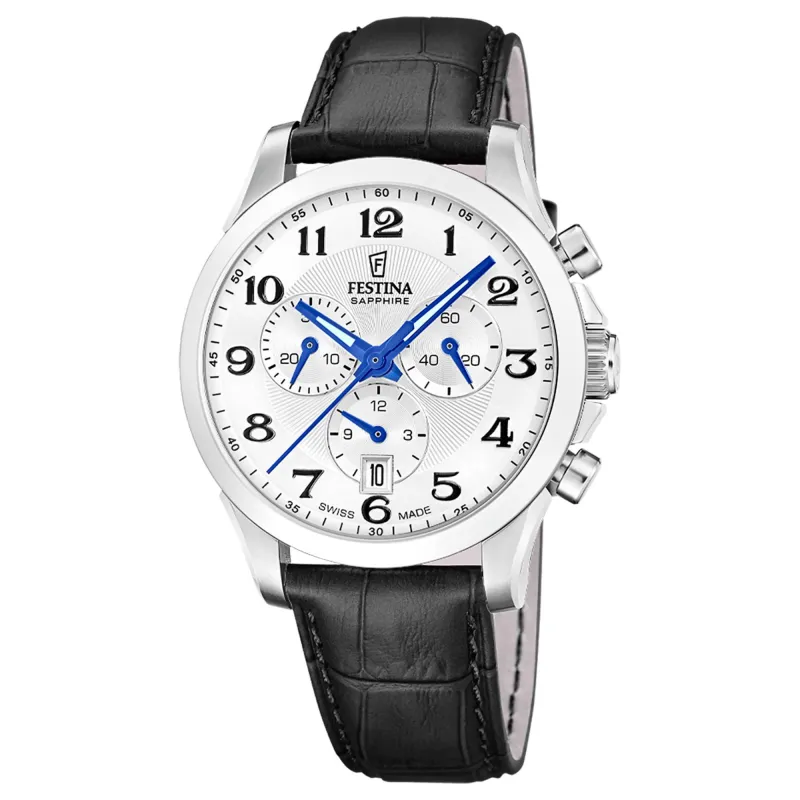 Festina Swiss Made F20094/1 Men's Chronograph Quartz Watch made by H.S. Johnson