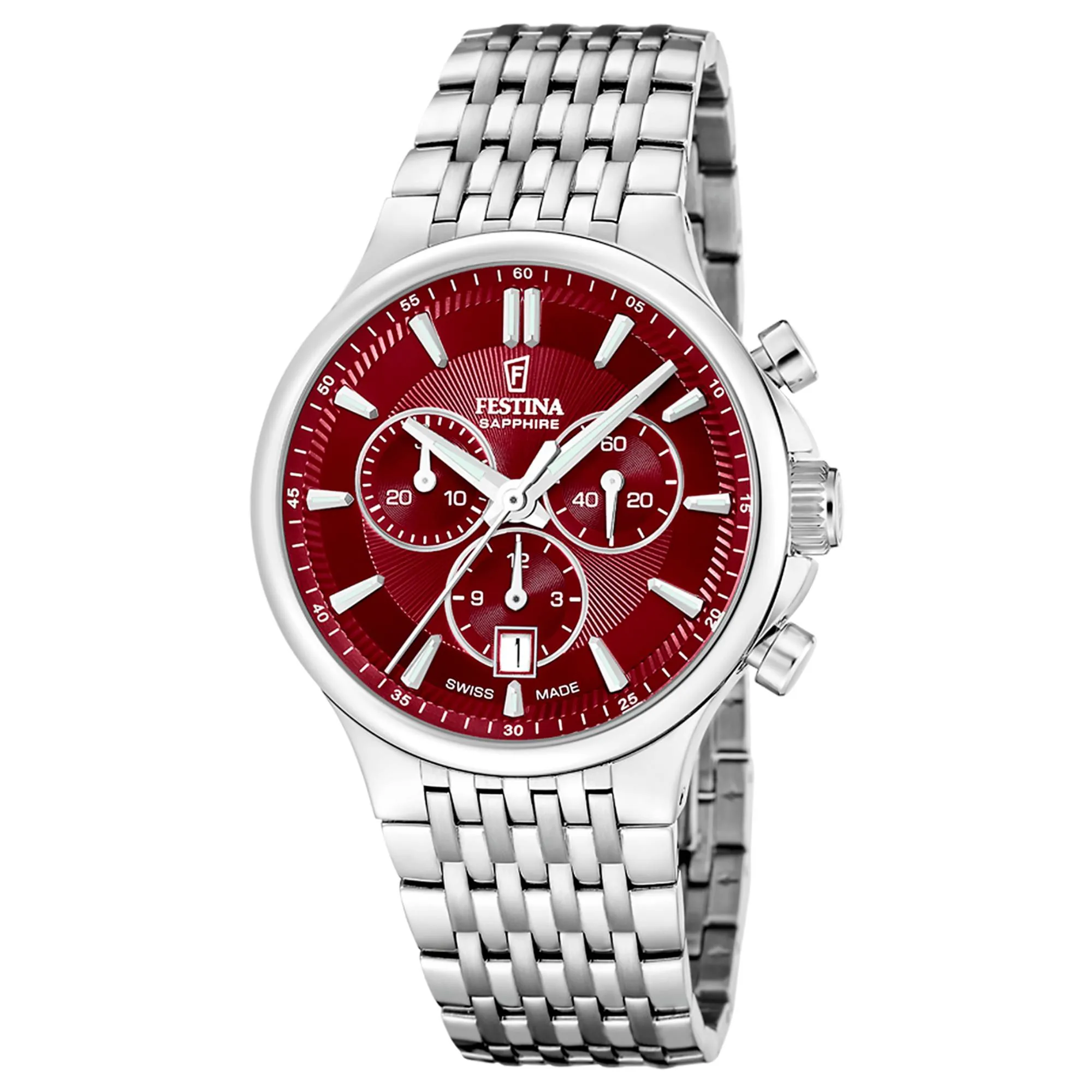 Festina Swiss Made F20093/5 Men's Chronograph Quartz Watch sold by H.S. Johnson