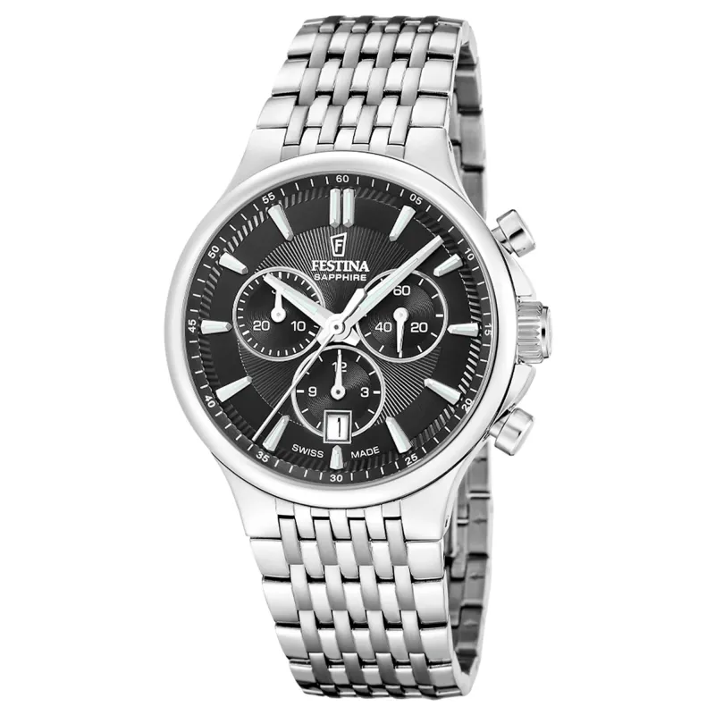 Festina Swiss Made F20093/4 Men's Chronograph Quartz Watch made by H.S. Johnson
