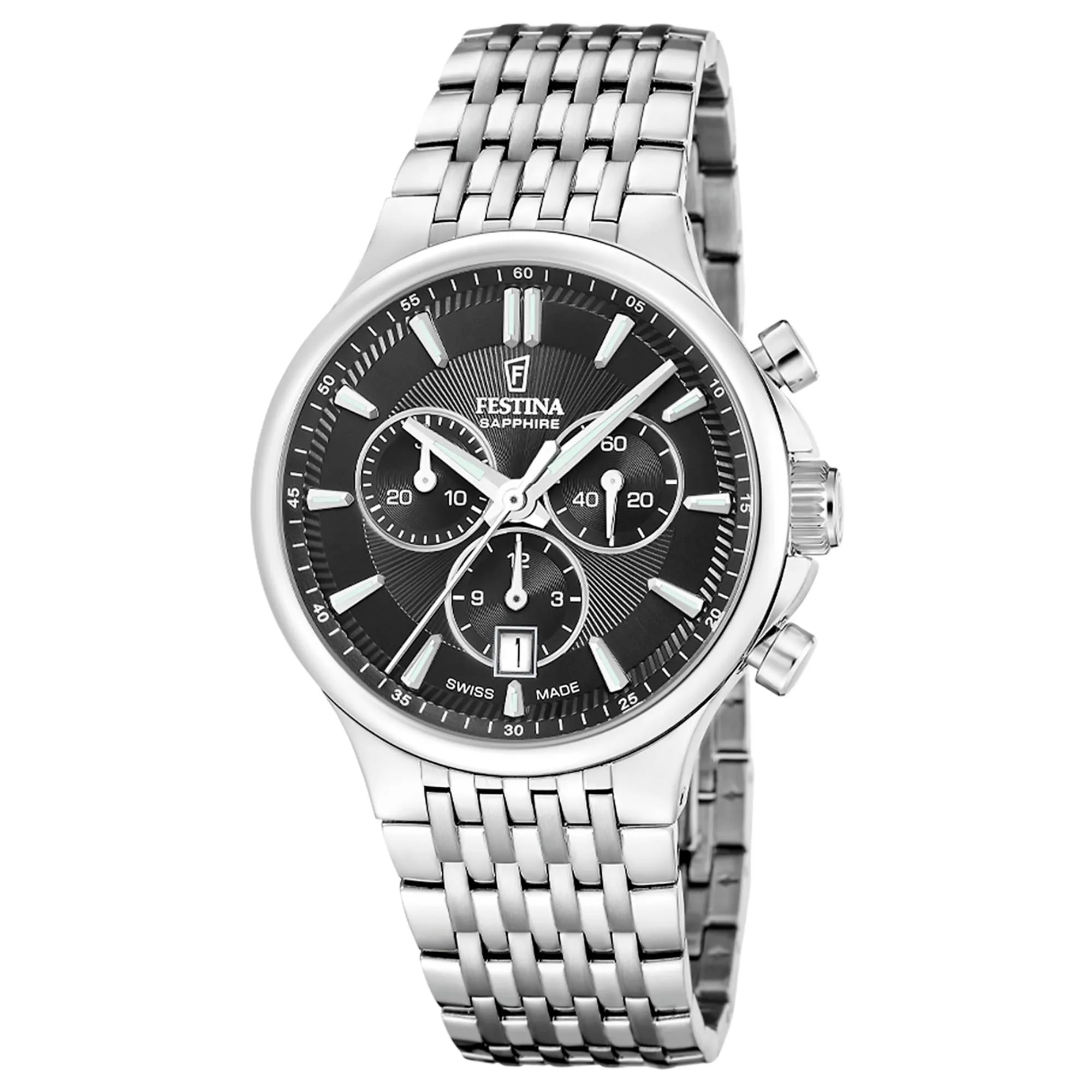 Festina Swiss Made F20093/4 Men's Chronograph Quartz Watch sold by H.S. Johnson