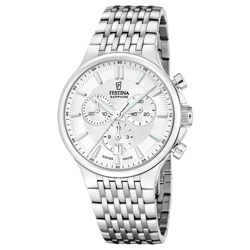 Festina Swiss Made F20093/1 Men's Chronograph Quartz Watch made by H.S. Johnson