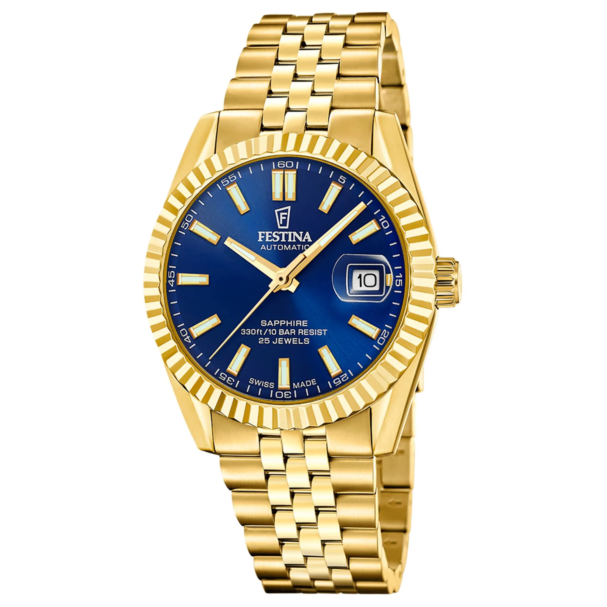 Festina Swiss Made F20092/3 Men's Classic Analogue Automatic Watch sold by H.S. Johnson