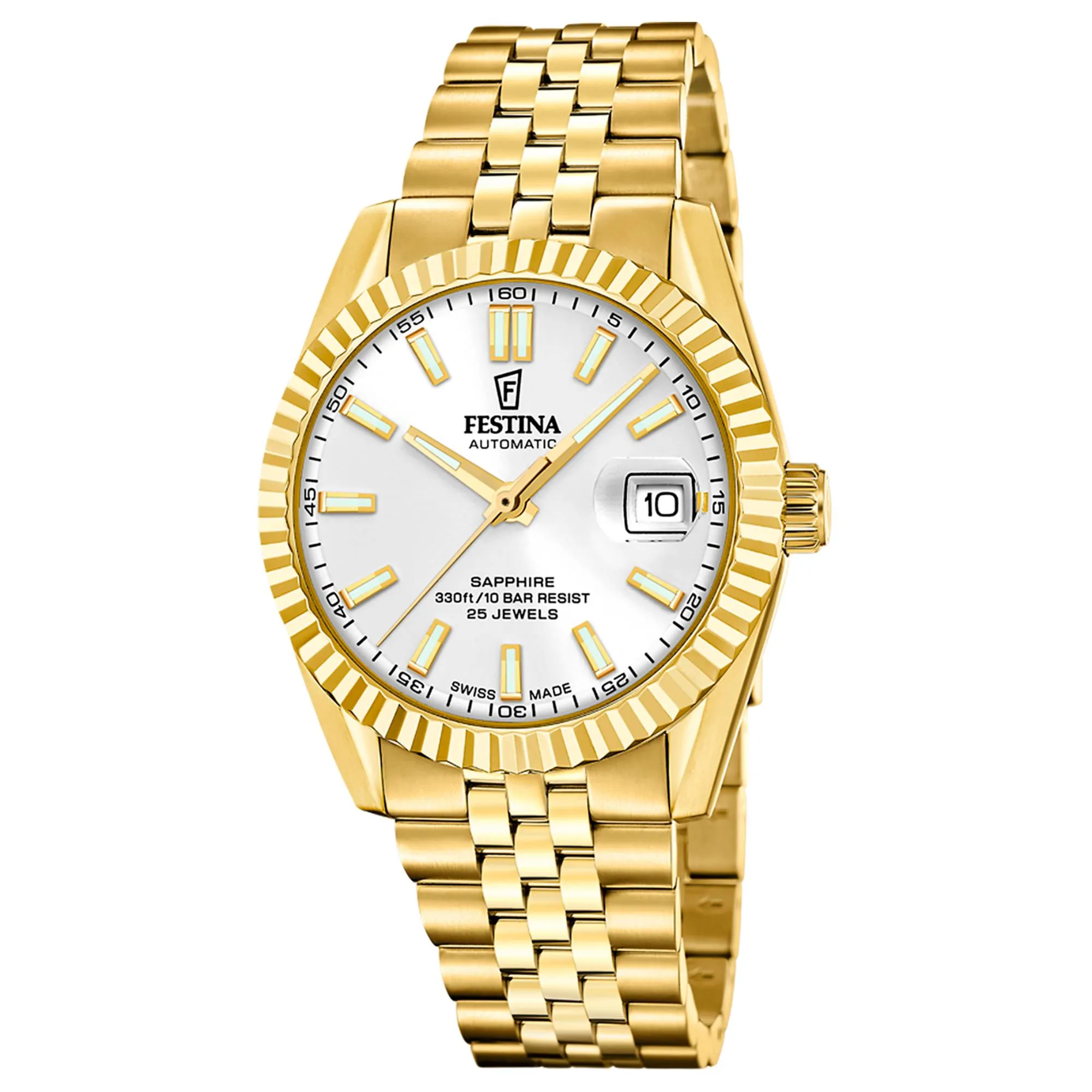 Festina Swiss Made F20092/1 Men's Classic Analogue Automatic Watch sold by H.S. Johnson