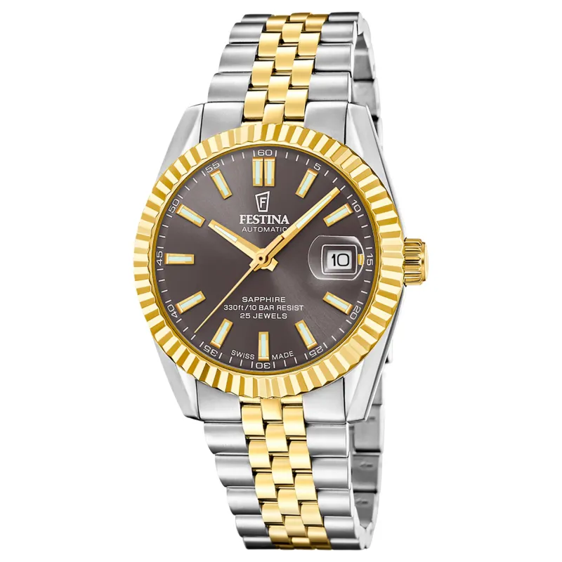 Festina Swiss Made F20091/3 Men's Classic Analogue Automatic Watch made by H.S. Johnson