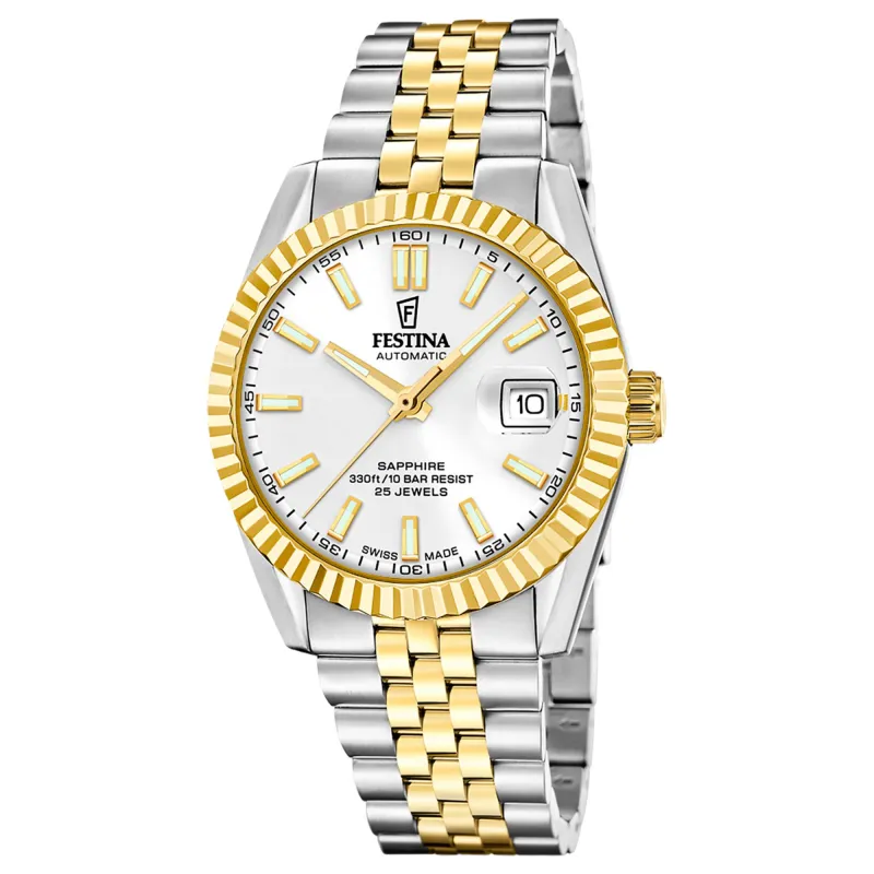 Festina Swiss Made F20091/1 Men's Classic Analogue Automatic Watch made by H.S. Johnson