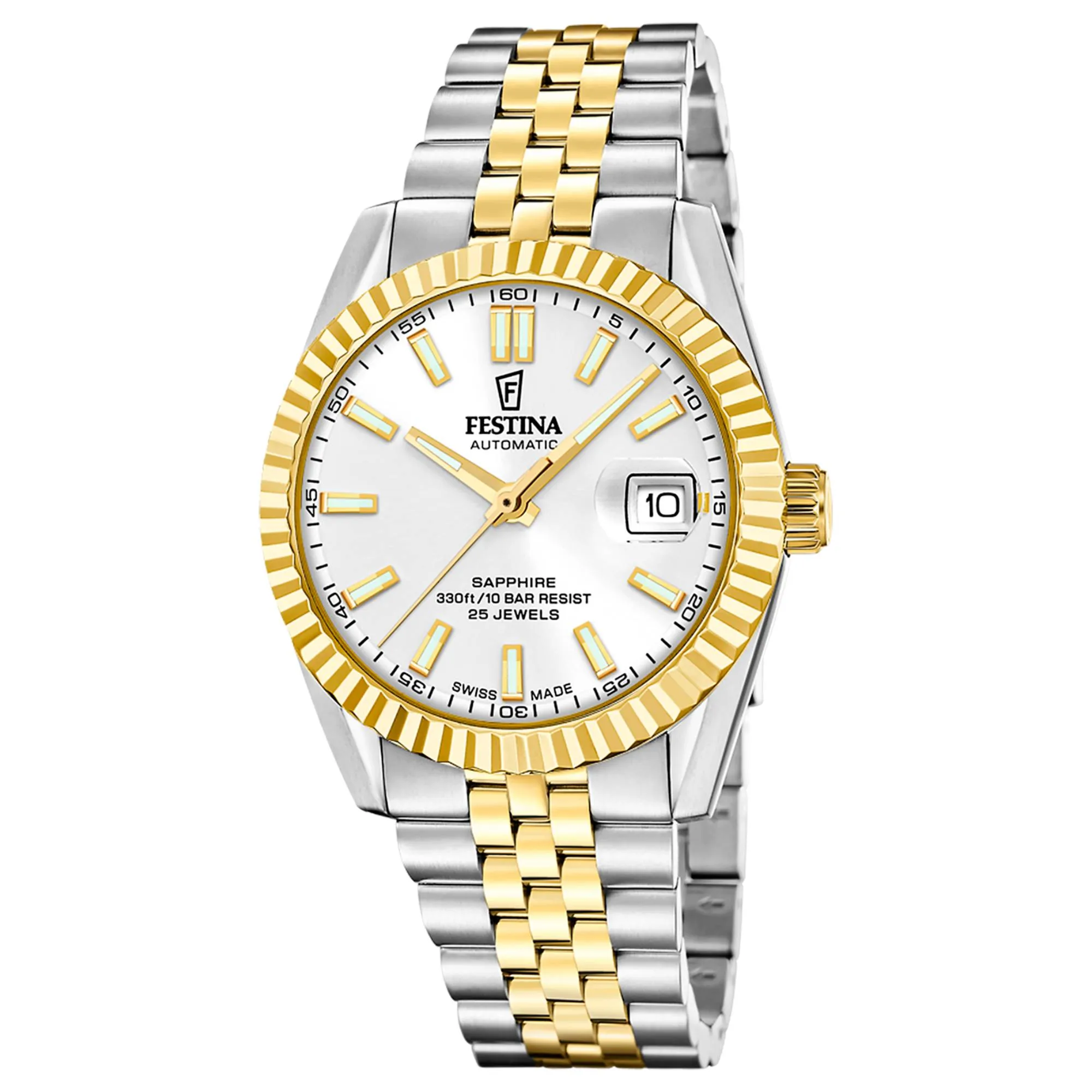 Festina Swiss Made F20091/1 Men's Classic Analogue Automatic Watch sold by H.S. Johnson