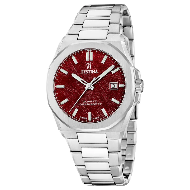 Festina Swiss Made F20100/3 Men's Classic Analogue Quartz Watch made by H.S. Johnson