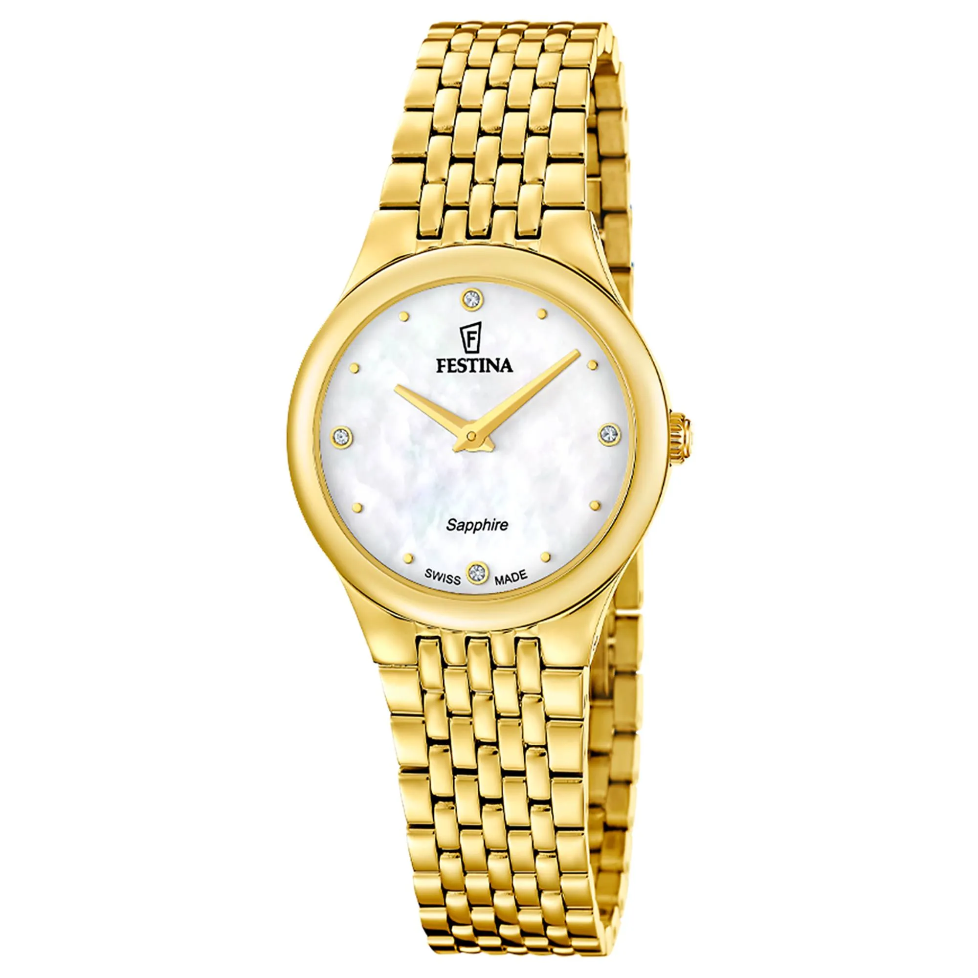 Festina Swiss Made F20098/1 Women's Grace Analogue Quartz Watch sold by H.S. Johnson