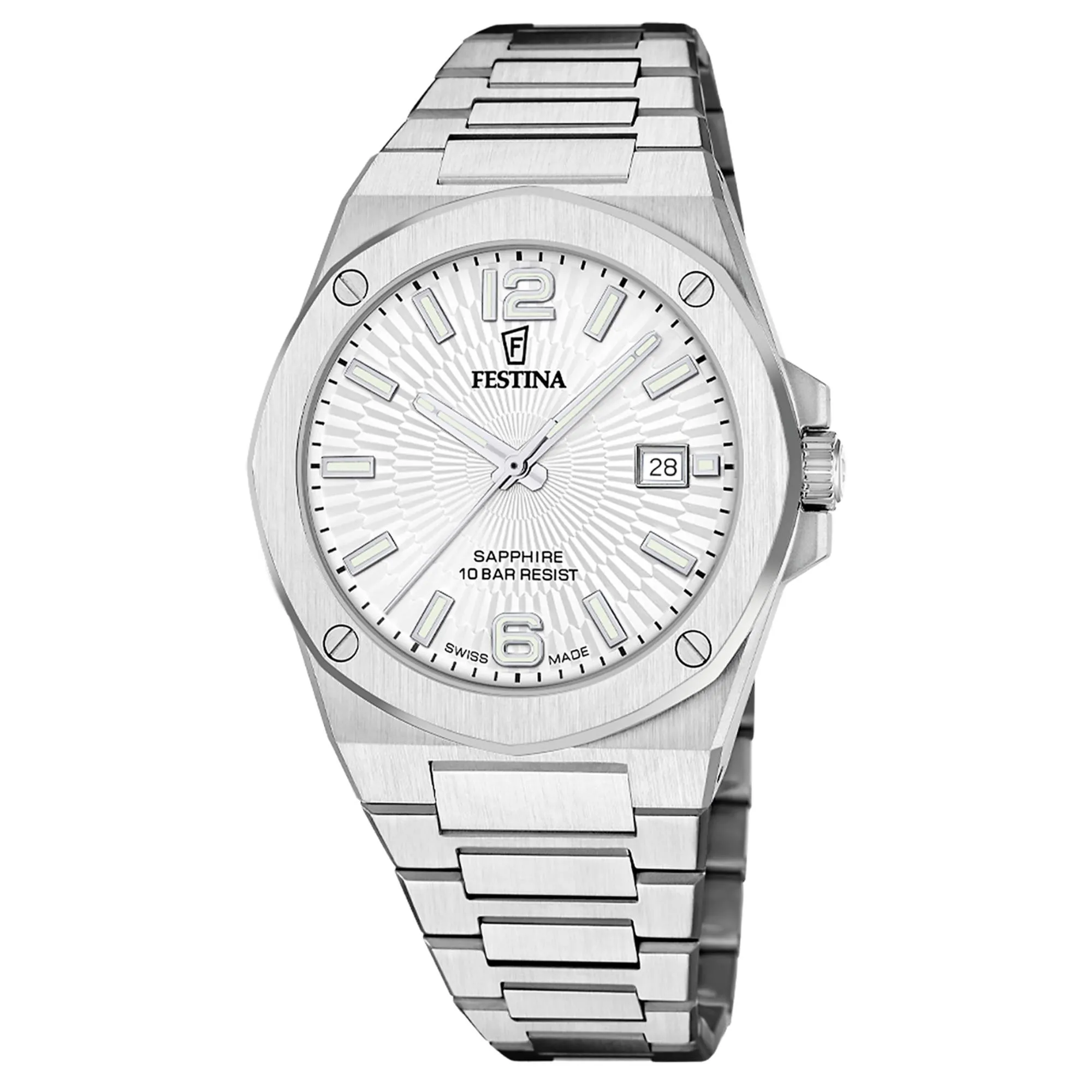 Festina Swiss Made F22000/1 Men's Vallée Analogue Quartz Watch sold by H.S. Johnson