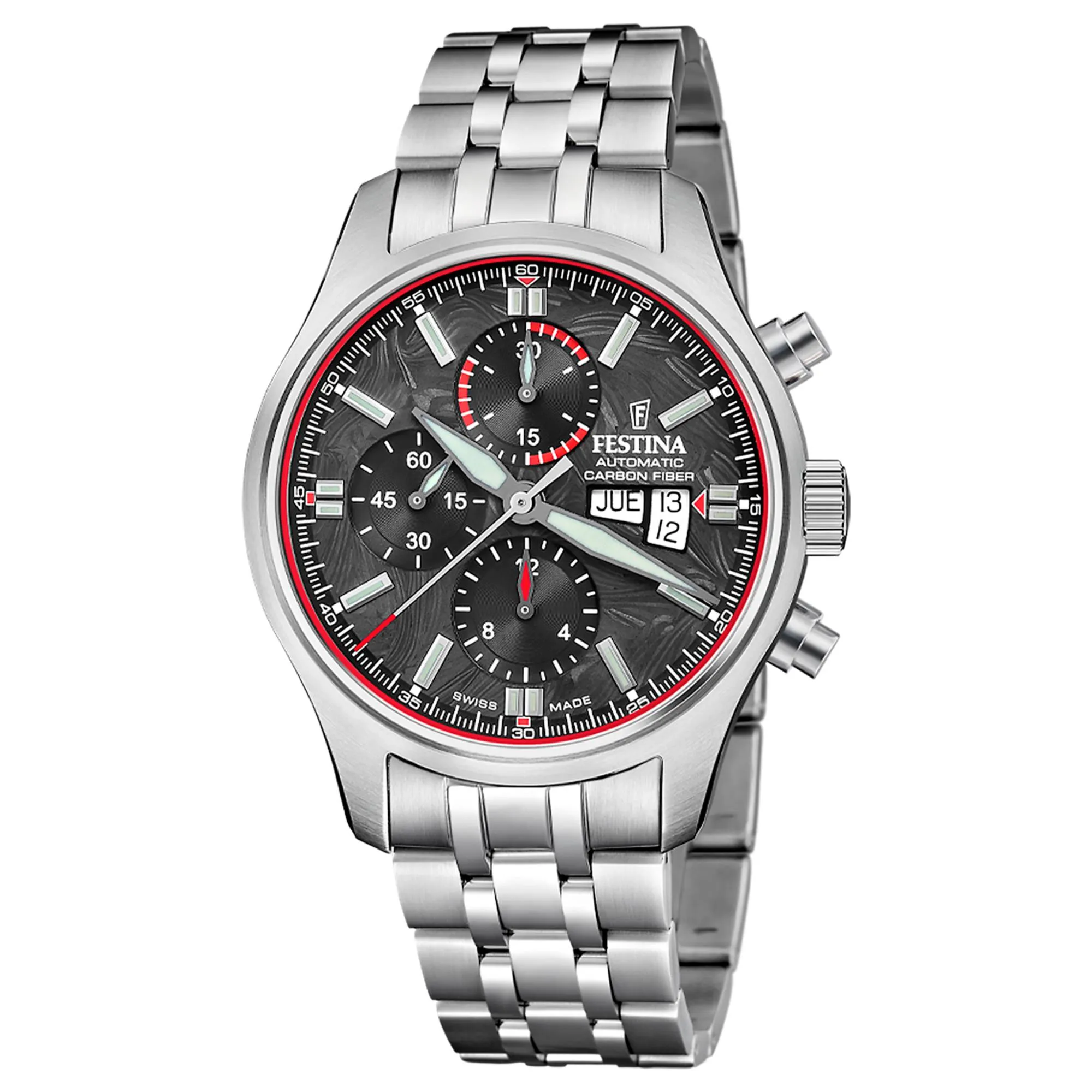 Festina Swiss Made F20158/2 Men's Chronograph Analogue Automatic Watch sold by H.S. Johnson