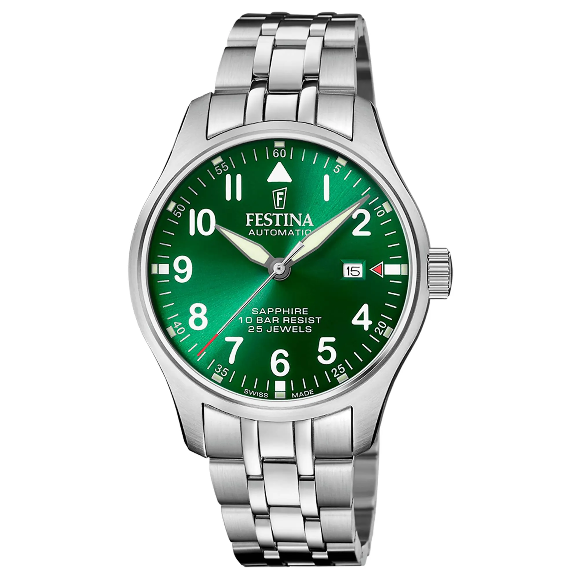 Festina Swiss Made F20151/B Men's Classic Analogue Automatic Watch sold by H.S. Johnson