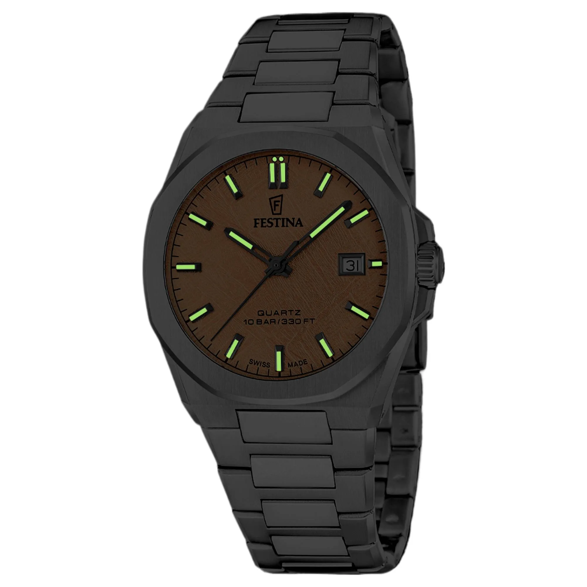 Festina Swiss Made F20100/6 Men's Classic Analogue Quartz Watch sold by H.S. Johnson product image thumbnail 2