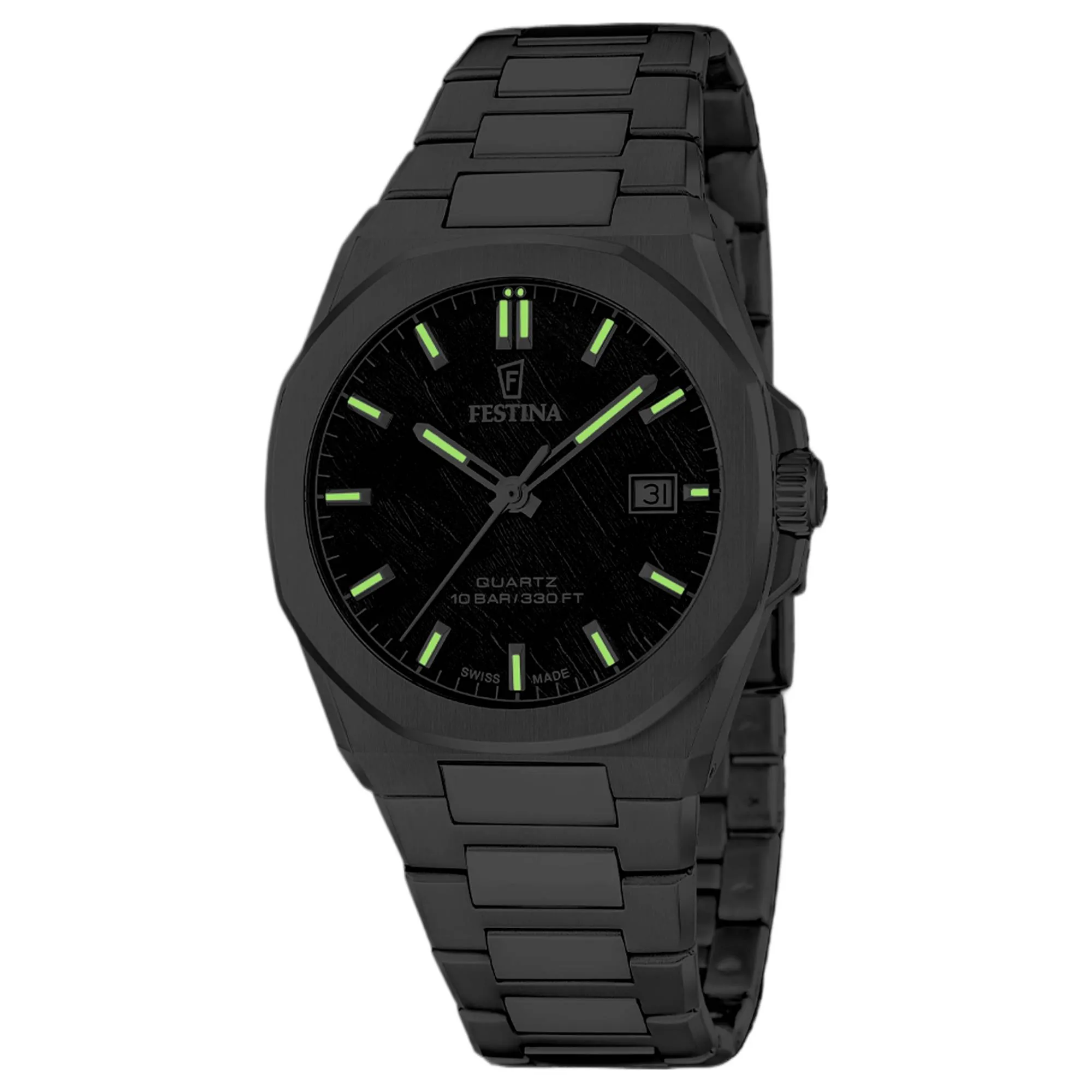 Festina Swiss Made F20100/5 Men's Classic Analogue Quartz Watch sold by H.S. Johnson product image thumbnail 2
