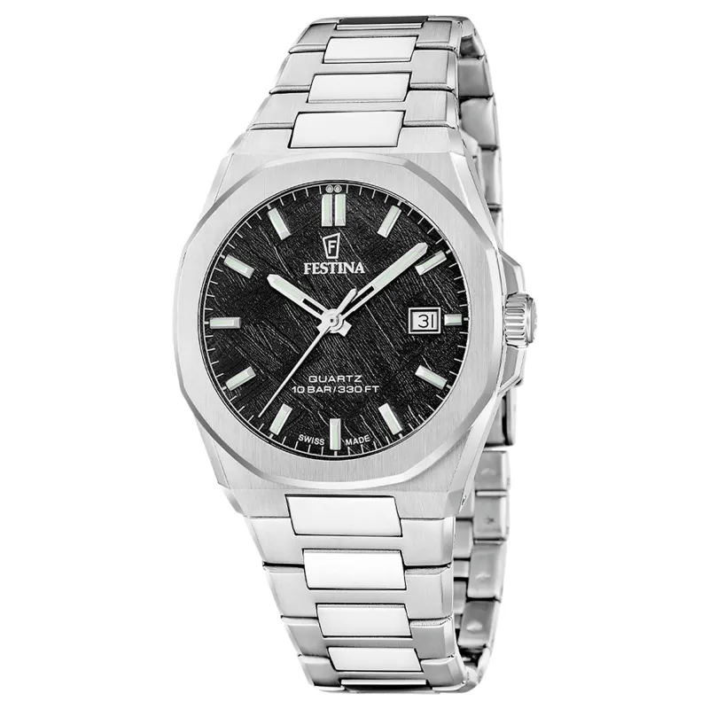 Festina Swiss Made F20100/5 Men's Classic Analogue Quartz Watch made by H.S. Johnson