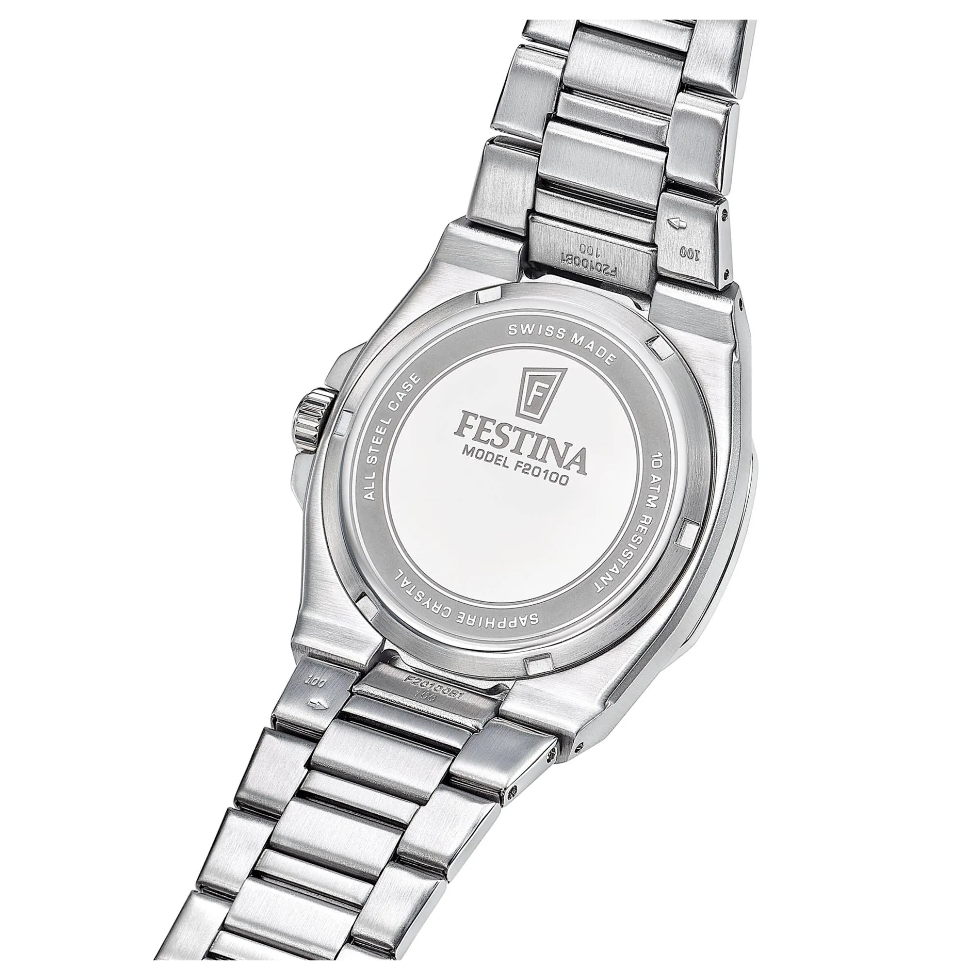 Festina Swiss Made F20100/4 Men's Classic Analogue Quartz Watch sold by H.S. Johnson product image thumbnail 4