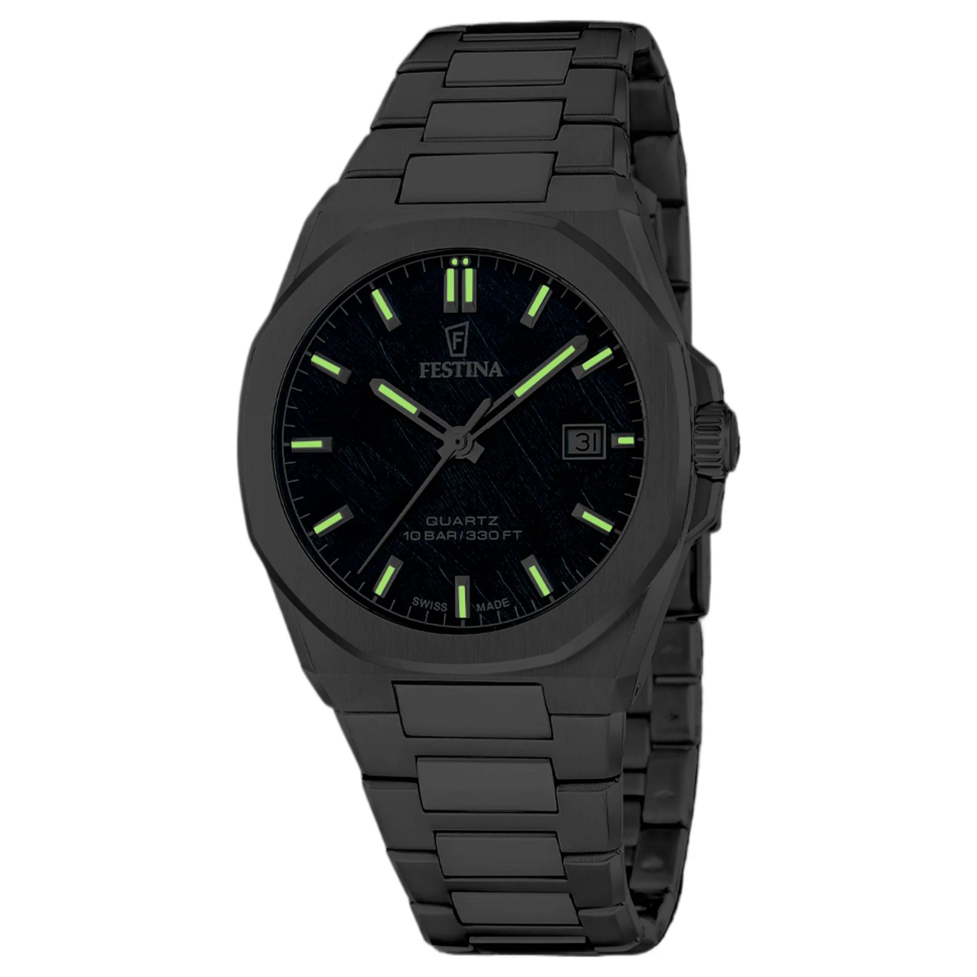 Festina Swiss Made F20100/4 Men's Classic Analogue Quartz Watch sold by H.S. Johnson product image thumbnail 2