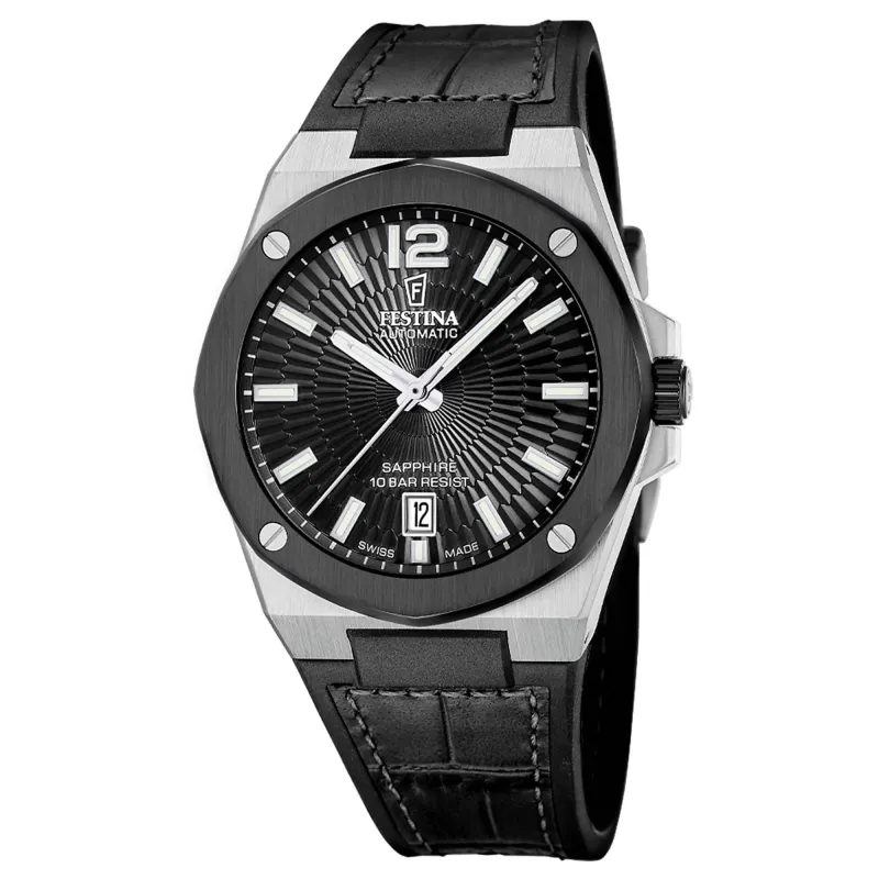 Festina Swiss Made F22005/4 Men's Classic Analogue Automatic Watch made by H.S. Johnson