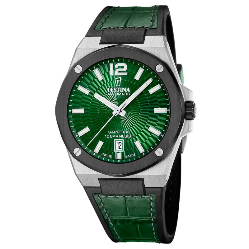 Festina Swiss Made F22005/3 Men's Classic Analogue Automatic Watch made by H.S. Johnson