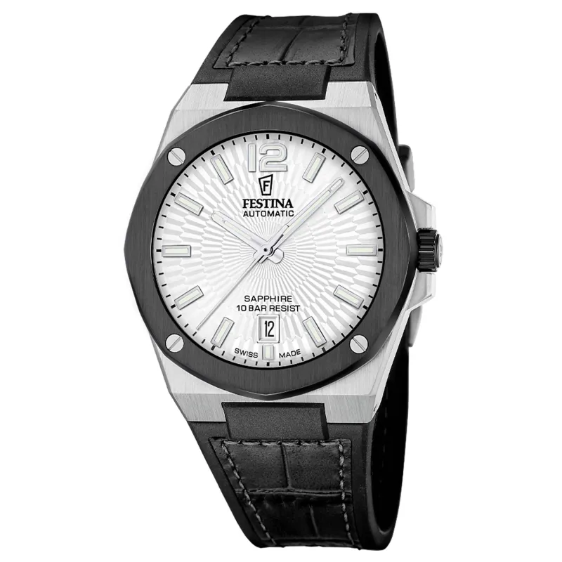 Festina Swiss Made F22005/1 Men's Classic Analogue Automatic Watch made by H.S. Johnson