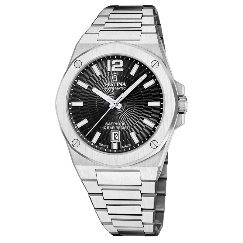 Festina Swiss Made F22004/4 Men's Classic Analogue Automatic Watch made by H.S. Johnson
