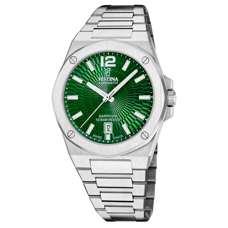 Festina Swiss Made F22004/3 Men's Classic Analogue Automatic Watch made by H.S. Johnson