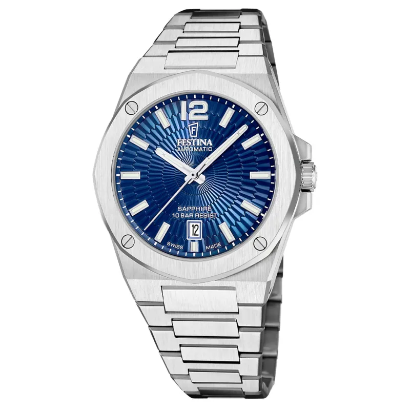 Festina Swiss Made F22004/2 Men's Classic Analogue Automatic Watch made by H.S. Johnson
